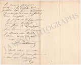 Castelmary, Armand - Autograph Letter Signed