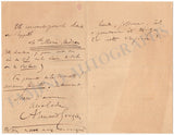 Gouzien, Armand - Set of 3 Autograph Letters Signed