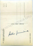 Grumiaux, Arthur - Signed Postcard