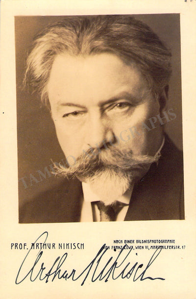 Nikisch, Arthur - Signed Photograph