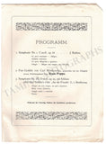 Nikisch, Arthur - Concert Program Berlin 1907