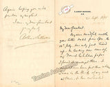 Sullivan, Arthur - Autograph Letter Signed 1878