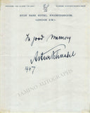 Schnabel, Artur - Signed Album Page 1947