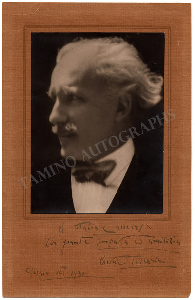 Large Photograph Signed 1930