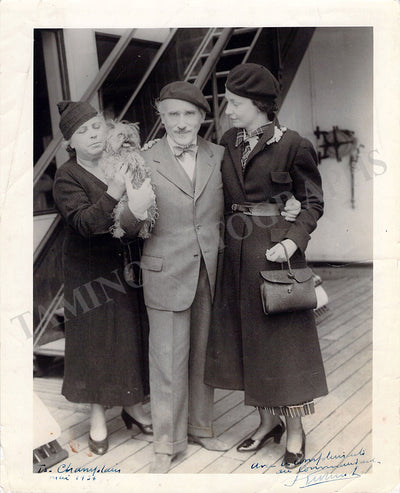 Mendelssohn, Eleonora von - Signed Photo with Arturo Toscanini