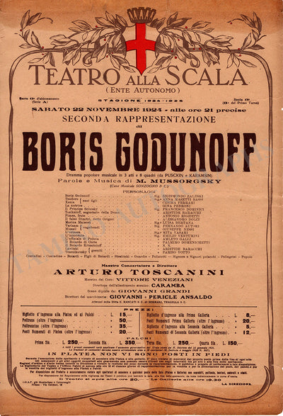 Boris Godunoff (November 22 1924)
