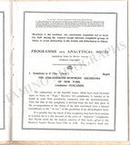 Toscanini, Arturo - NY Philharmonic European Tour 1930 Program