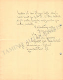 Van Leeuwen, Ary - Autograph Letter Signed 1901