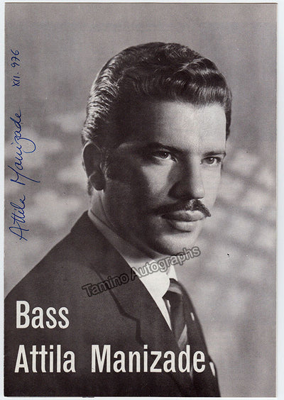 Manizade, Attila - Signed Brochure