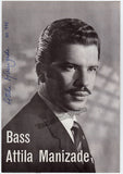 Manizade, Attila - Signed Brochure