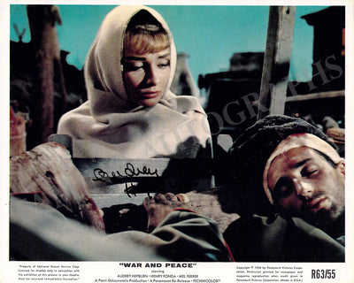 Hepburn, Audrey - Signed Photograph in "War and Peace"