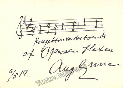 Enna, August - Signed Card 1917