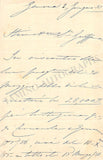 Albertini-Baucarde, Augusta - Set of 2 Autograph Letters Signed