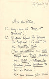 Holmes, Augusta - Autograph Letter Signed 1893