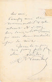 Vaucorbeil, Auguste - Set of 3 Autograph Letter Signed