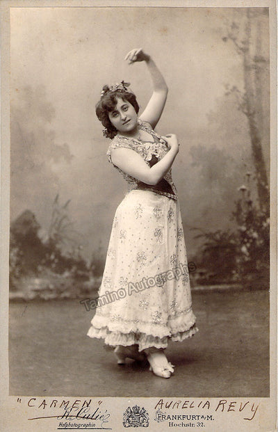 Revy, Aurelia - Unsigned Cabinet Photo as Carmen