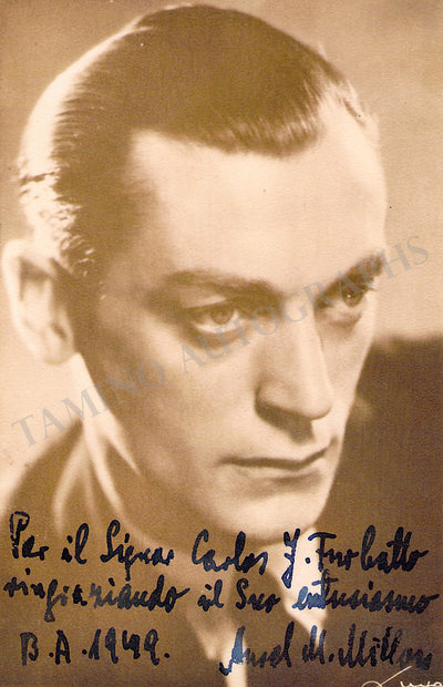 Millos, Aurel von - Signed Photograph 1949