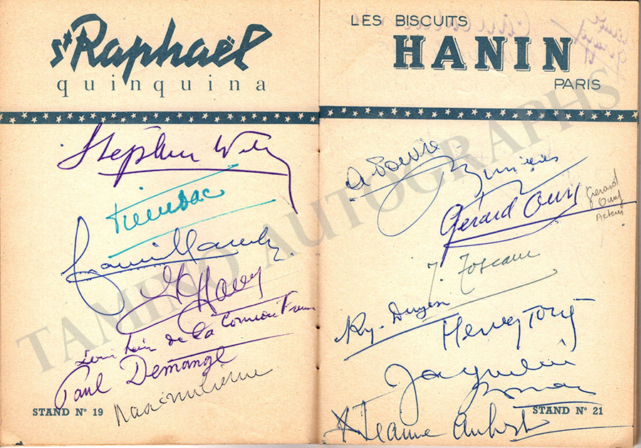 Actors & Actresses Set of 2 Autograph Books – Tamino