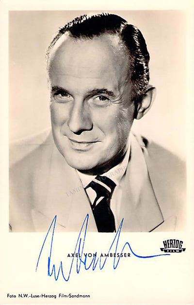 Von Ambesser, Axel - Signed Photograph