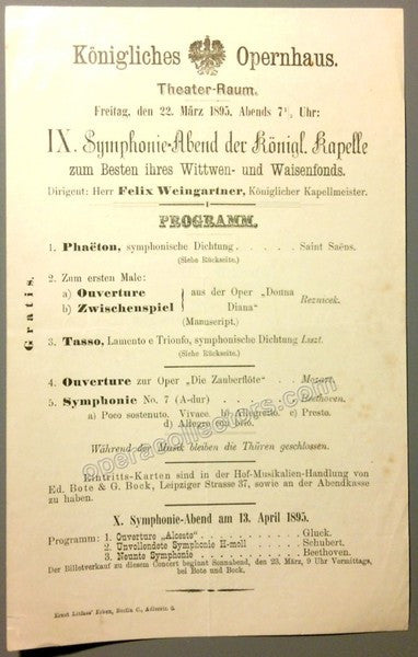 Berlin Royal Opera 1895