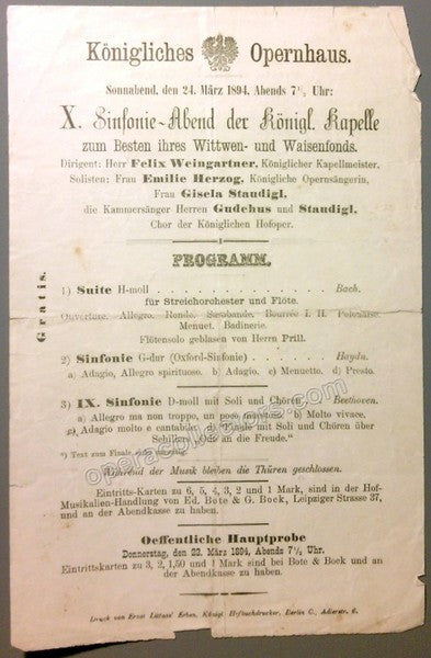 Berlin Royal Opera 1894 & Clips 1897