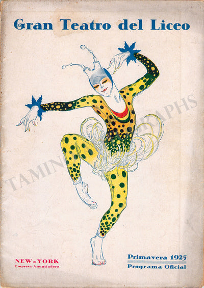 Ballet Russes - Set x 3 Programs 1924-1925 Gran Teatro del Liceu