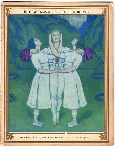 Ballets Russes - Program 8th Season Paris