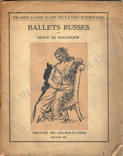 Ballet Russes Diaghilev - Program Paris 1924
