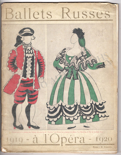 Ballets Russes - Season Program 1919-1920
