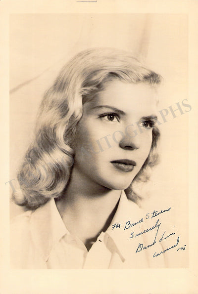 Linn, Bambi - Signed Photograph 1945