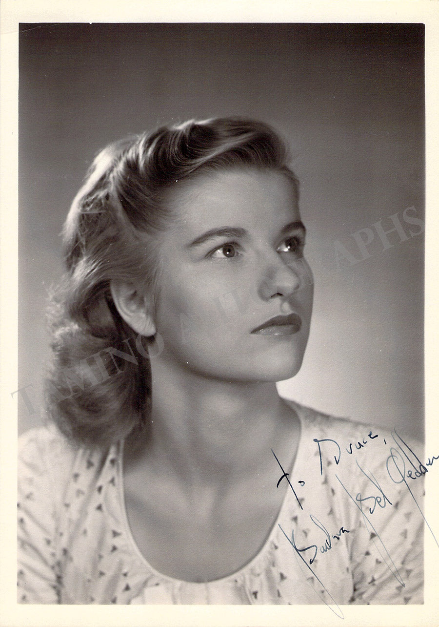 Barbara Bel Geddes Autograph Signed Photo barbara-bel-geddes-autograph-signed-photo