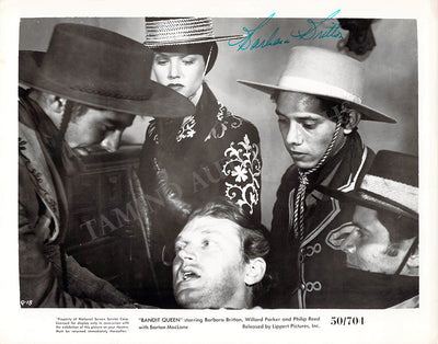 Britton, Barbara - Signed Photo in "Bandit Queen"
