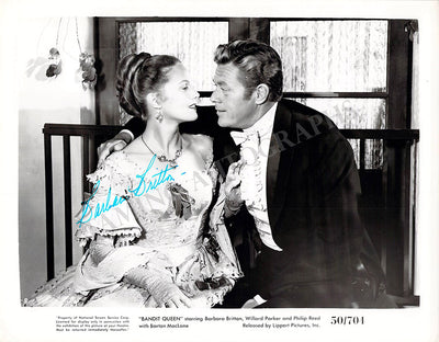Britton, Barbara - Signed Photo in "Bandit Queen"