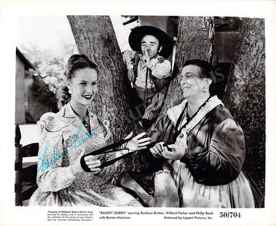 Britton, Barbara - Signed Photo in "Bandit Queen"