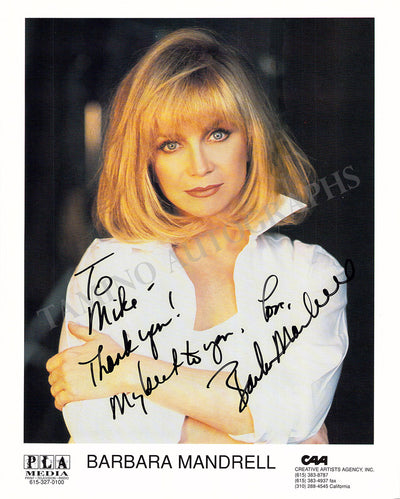 Mandrell, Barbara - Various Autographs