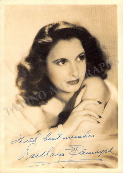 Stanwyck, Barbara - Various Autographs