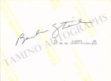 Streisand, Barbra - Signed Photograph