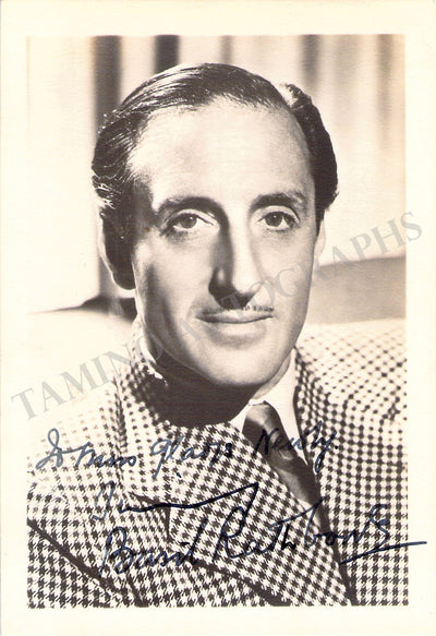 Rathbone, Basil - Signed Photograph