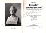 Bayreuth Festival - Bayreuther Festspielführer Book 1937
