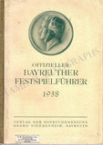 Bayreuth Festival - Bayreuther Festspielführer Book 1938