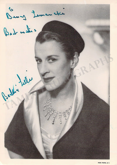 Lillie, Beatrice - Signed Photograph