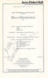 Pianists Signed Program Pages – Lot of 14