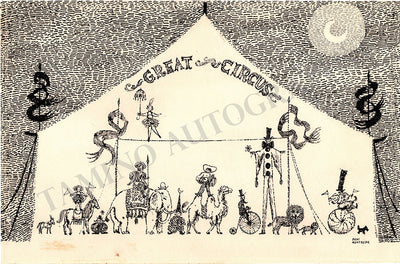 Montresor, Beni - Original Ink Drawing Signed