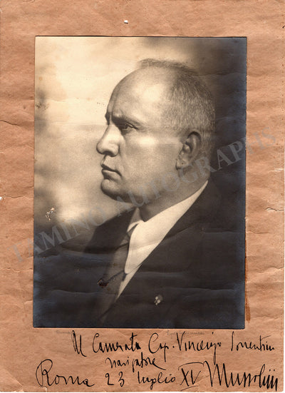 Mussolini, Benito - Signed Photograph 1915