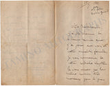 Godard, Benjamin - Set of 2 Autograph Letters Signed 1880