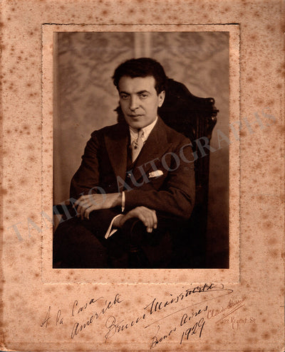 Moiseiwitsch, Benno - Signed Photograph 1929