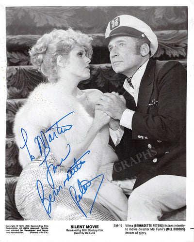 Peters, Bernadette - Signed Photograph in "Silent Movie"