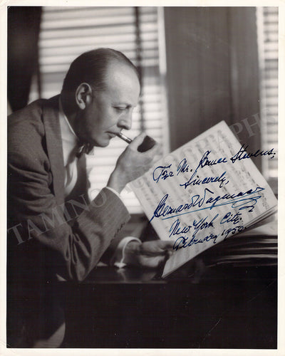 Wagenaar, Bernard - Signed Photograph 1950