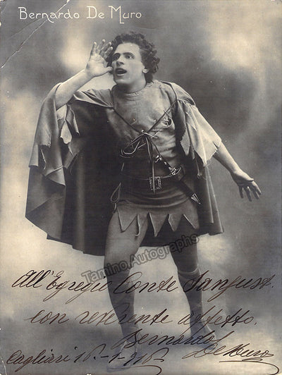 De Muro, Bernardo - Signed Photograph in role