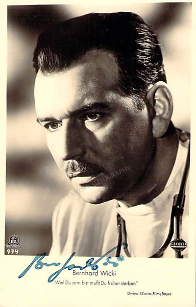 Wicki, Bernhard - Signed Photograph